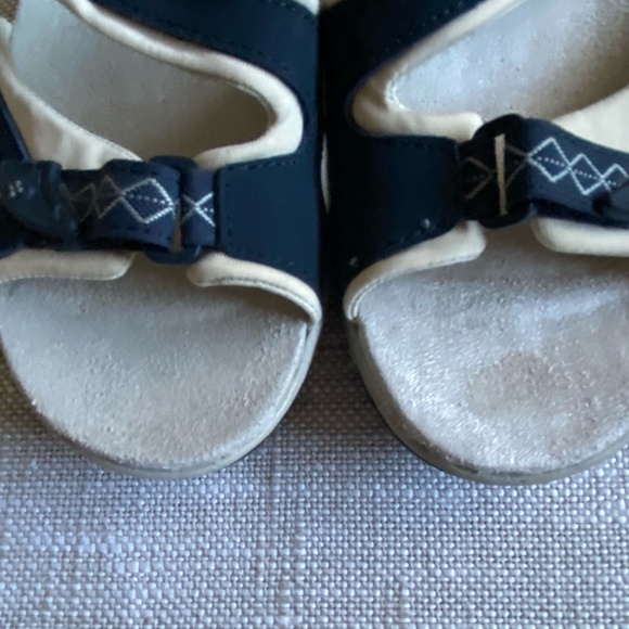 Naturalizer Womens Blue Leather Straps Vacation Beach Summer Sandals- Sz- 7 - Picture 4 of 15